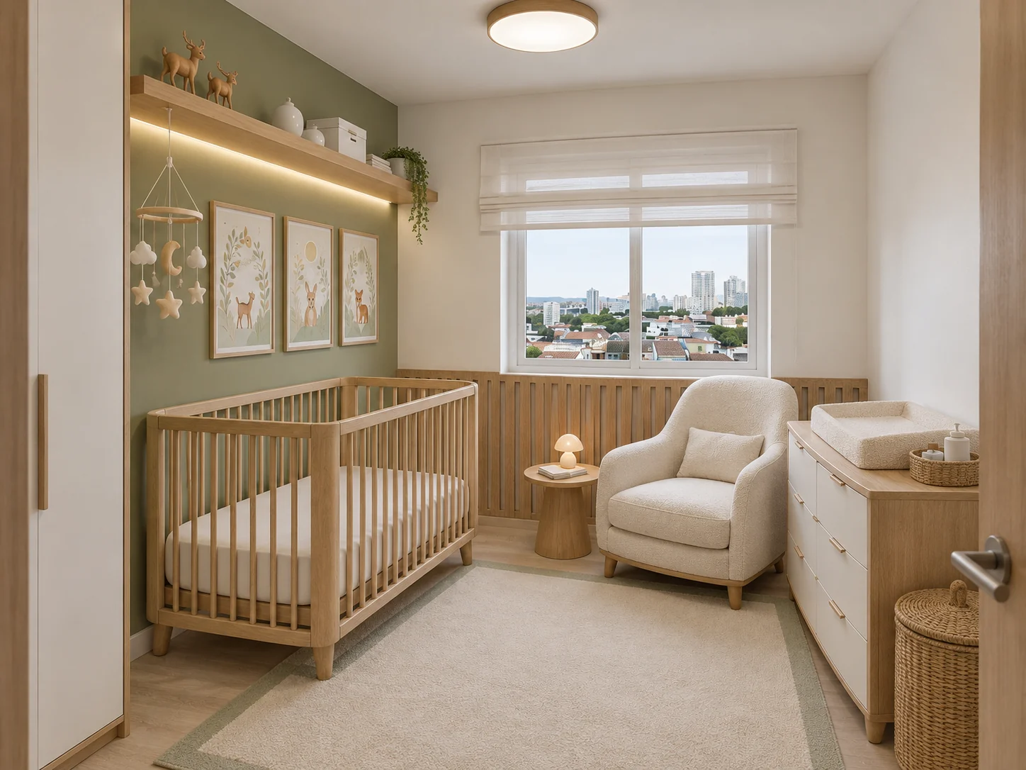 Sugestão ilustrativa de decoração do dormitório infantil